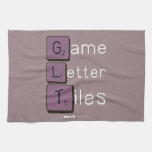 Game
 Letter
 Tiles  Kitchen Towels