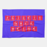 Periodic
 Table
 Writer  Kitchen Towels