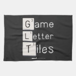 Game
 Letter
 Tiles  Kitchen Towels