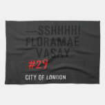 ---sshhhh! FLORAMAE    VASAY   Kitchen Towels