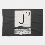 J
 JENNIFER'S
 PHONE  Kitchen Towels