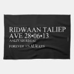 Ridwaan TaLiEp Ave  Kitchen Towels