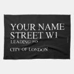 Your Name Street  Kitchen Towels