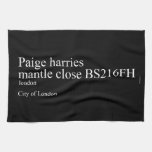 Paige harries mantle close  Kitchen Towels