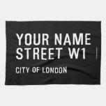 Your Name Street  Kitchen Towels