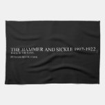 the hammer and sickle  Kitchen Towels