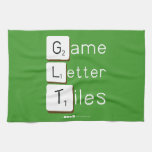 Game
 Letter
 Tiles  Kitchen Towels