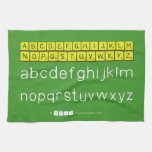 ABCDEFGHIJKLM
 NOPQSTUVWXYZ
 abcdefghijklm
 nopqrstuvwxyz  Kitchen Towels