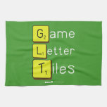 Game
 Letter
 Tiles  Kitchen Towels