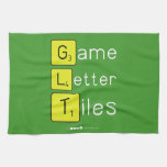 Game
 Letter
 Tiles  Kitchen Towels