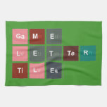 Game
 Letter
 Tiles  Kitchen Towels