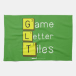 Game
 Letter
 Tiles  Kitchen Towels