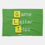 Game
 Letter
 Tiles  Kitchen Towels