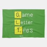 Game
 Letter
 Tiles  Kitchen Towels