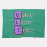 Game
 Letter
 Tiles  Kitchen Towels