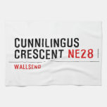 Cunnilingus  crescent  Kitchen Towels