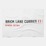 brick lane curries  Kitchen Towels