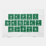 Happy
 Birthday
 Allison  Kitchen Towels
