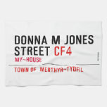 Donna M Jones STREET  Kitchen Towels