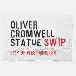 oliver cromwell statue  Kitchen Towels