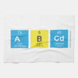 ABCD  Kitchen Towels
