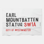 earl mountbatten statue  Kitchen Towels