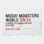 mOSHI mONSTERS wORLD  Kitchen Towels