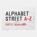 Alphabet  Street  Kitchen Towels