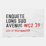 enquete  lons sud  avenue  Kitchen Towels