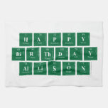 Happy
 Birthday
 Allison  Kitchen Towels