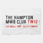 the Hampton  MWB Club  Kitchen Towels