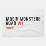 Moshi Monsters Road  Kitchen Towels