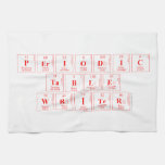 Periodic
 Table
 Writer  Kitchen Towels