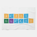 Happy 
 Holidays   Kitchen Towels