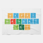 happy 
 birthday 
 LEO  Kitchen Towels