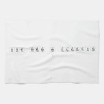 Our Names as Elements
   Kitchen Towels