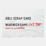 ABLE SCRAP CARS  WARWICKSHIRE  Kitchen Towels