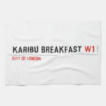 karibu breakfast  Kitchen Towels