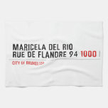 Maricela del Rio Rue de Flandre 94  Kitchen Towels