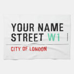 Your Name Street  Kitchen Towels