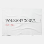 VOLKAN%GÖNÜL  Kitchen Towels