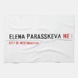 ELENA PARASSKEVA  Kitchen Towels