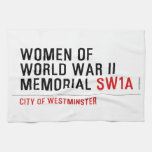 women of world war II memorial  Kitchen Towels