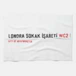 LONDRA SOKAK İŞARETİ  Kitchen Towels