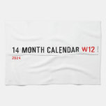 14 month calendar  Kitchen Towels