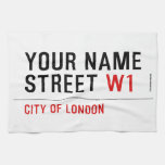 Your Name Street  Kitchen Towels