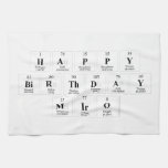 Happy
 Birthday
 Miro  Kitchen Towels