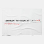 Continuous Improvement Street  Kitchen Towels