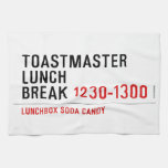 Toastmaster Lunch break  Kitchen Towels