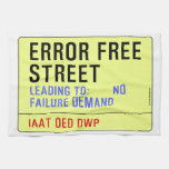 Error Free Street  Kitchen Towels